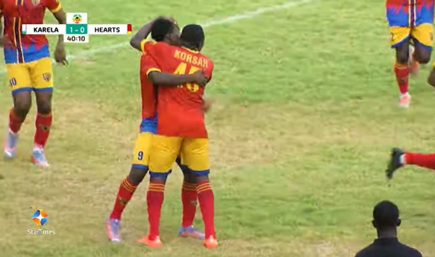 Karela United 1-1 Hearts of Oak: Hamza Issah rescues a point for Phobians in Tamale