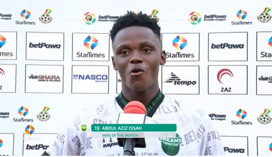 Dreams FC's deadball whizkid Aziz Issah turns his attention to Olympics after putting Kotoko to the sword